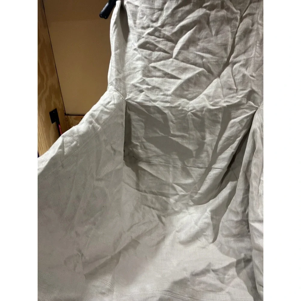 Baby & Child Restoration Hardware Belgian Linen Sloped Arm‎ Chair Slipcover Sand